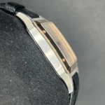 Montre homme Cartier Santos Dumont W2SA0011, cadran argenté, boîte et papiers - Image 6