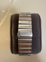 Montre Cartier Santos à cadran vert, grande taille, WSSA0062 - Image 10