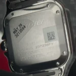 Montre Cartier Santos Medium en acier inoxydable avec cadran vert, 41,9 x 35,1 mm, WSSA0061, ensemble complet - Image 2