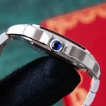 Montre Cartier Santos Medium Blanche 2021 Romaine 35 mm Acier Inoxydable Automatique WSSA0029 - Image 8