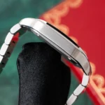 Montre Cartier Santos Medium Blanche 2021 Romaine 35 mm Acier Inoxydable Automatique WSSA0029 - Image 7