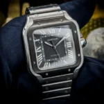 Bracelet Cartier Santos WSSA0037, excellent modèle complet, modèle X-tra Factory, 2022, 39,8 mm, grand modèle - Image 7