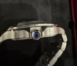 Montre Cartier Santos de Cartier Medium en acier inoxydable WSSA0029, coffret et papiers - Image 16