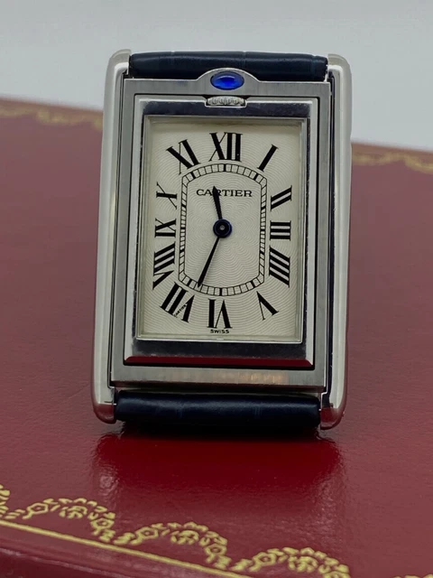Cartier-Tank-Basculante-ref-2390-Mecanique-Manual-Rectangle.webp Montre Cartier Tank Basculante réf. 2390 Mécanique (Manuelle) Rectangle. Ensemble complet. - Image 1