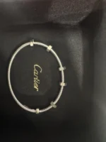 Bracelet Cartier Écrou en or blanc, taille 18 - Image 5