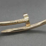 Estate Cartier 18K Rose Gold Juste En Clou Classic Bracelet - Image 6