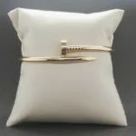 Estate Cartier 18K Rose Gold Juste En Clou Classic Bracelet