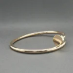 Estate Cartier 18K Rose Gold Juste En Clou Classic Bracelet - Image 8