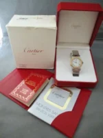 *Authentique* Rare CARTIER Santos Octagon 187902 État incroyable dans sa boîte ! - Image 9