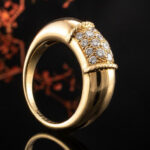 Bague Van Cleef & Arpels Vintage en or 18 carats avec diamants