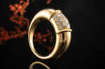 Bague Van Cleef & Arpels Vintage en or 18 carats avec diamants