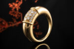Bague Van Cleef & Arpels Vintage en or 18 carats avec diamants - Image 3
