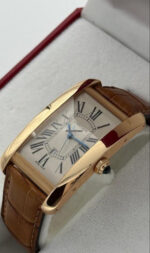 Cartier Tank American en or rose 18 carats, réf. 2505 - Image 4