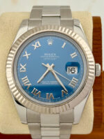 Rolex Datejust 41 bleu 116334 boîte + papiers - Image 3