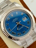 Rolex Datejust 41 bleu 116334 boîte + papiers - Image 4