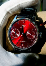 IWC Portugaise Automatique 7 Jours Bordeaux Rouge IW500714 - Image 5