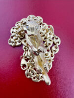 Chaîne en or 750 + pendentif panthère 18 carats style Cartier, 65 g - Image 6