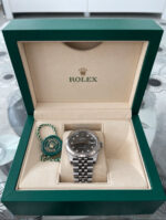 Rolex Datejust 41 | Rhodium | Jubilé | Cadran diamants complet - Image 3