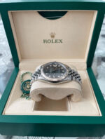 Rolex Datejust 41 | Rhodium | Jubilé | Cadran diamants complet - Image 6