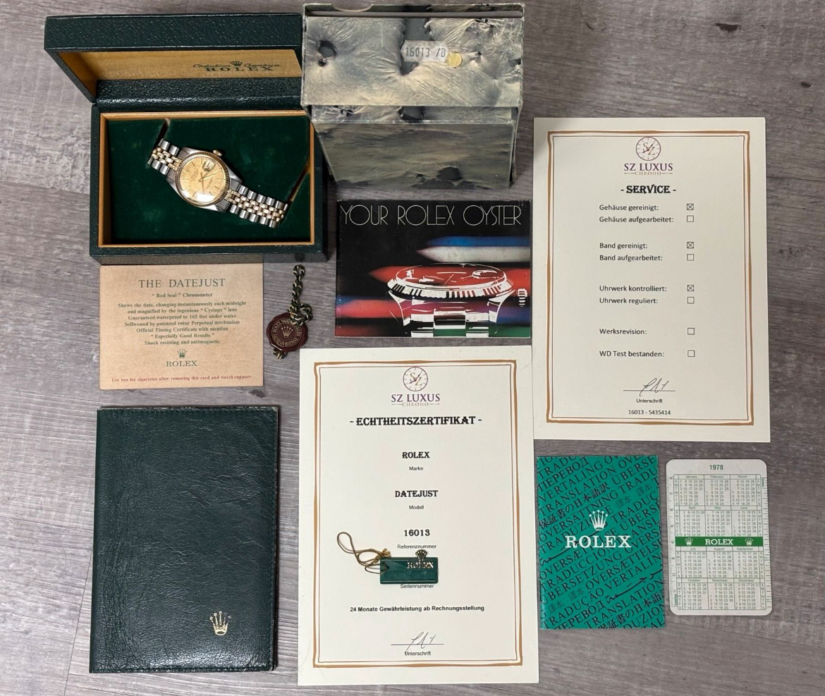 IMG_0581.jpeg Rolex Datejust 36 - Réf. 16013 - Acier/Or, Nombreux Accessoires - Image 1
