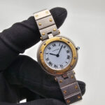 Cartier Santos Vendôme Ronde 27 Acier/Or Réf. 8191