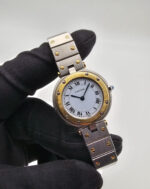 Cartier Santos Vendôme Ronde 27 Acier/Or Réf. 8191 - Image 3