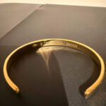 Bracelet jonc Cartier Love en or jaune, taille 17