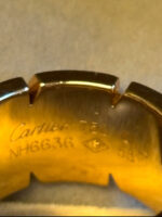 Bague Cartier or 750 diamants - Image 5