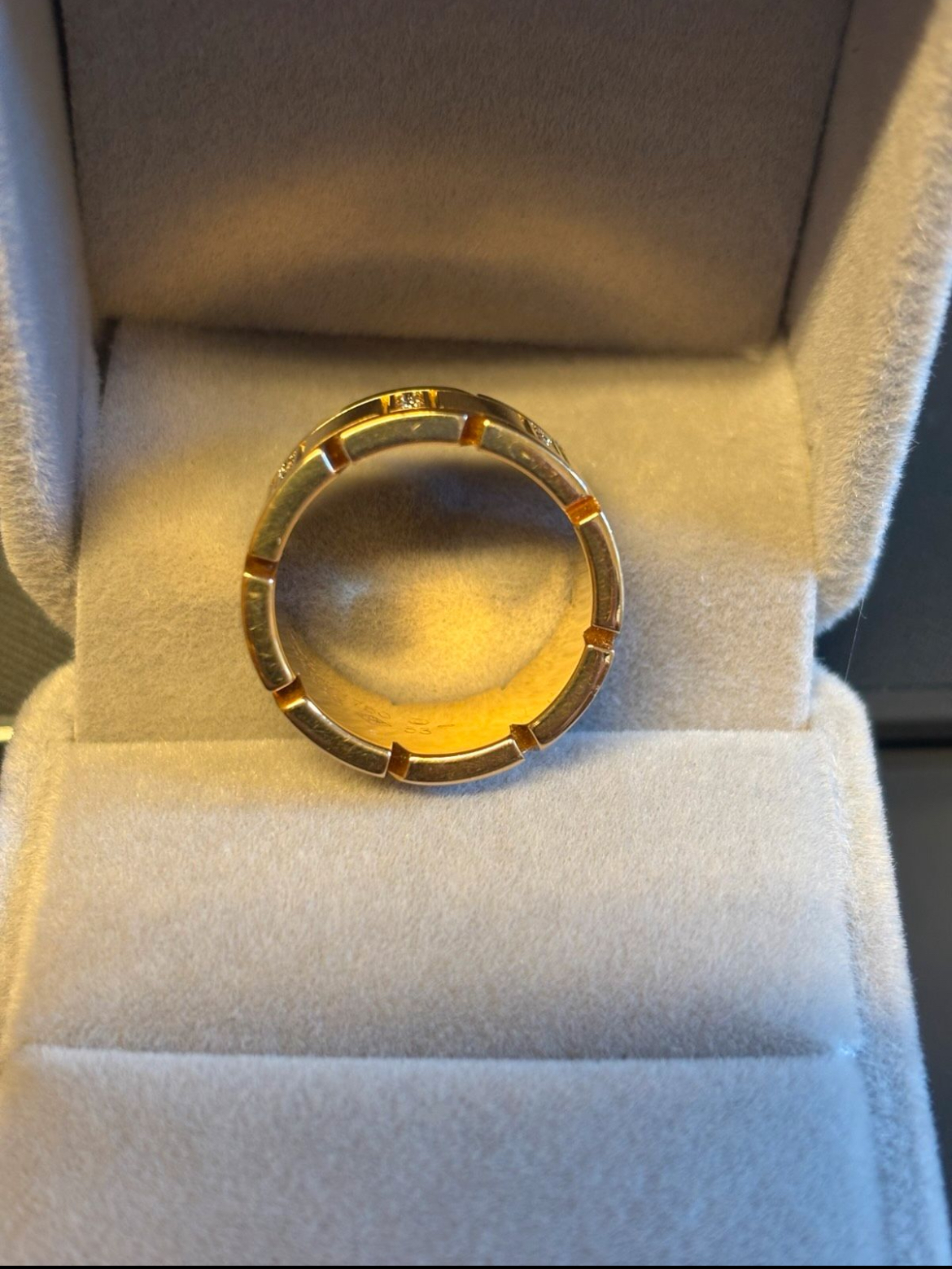 IMG_0867.jpeg Bague Cartier or 750 diamants - Image 1