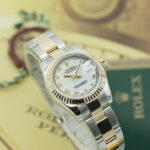 Rolex Lady Datejust 26 179173 Acier Blanc/Or, Papiers Oyster