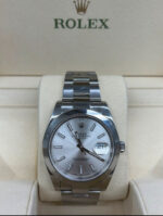 Rolex Datejust 41 mm, coffret complet, cadran argenté - Image 3