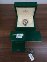 Rolex Datejust 41 mm, coffret complet, cadran argenté