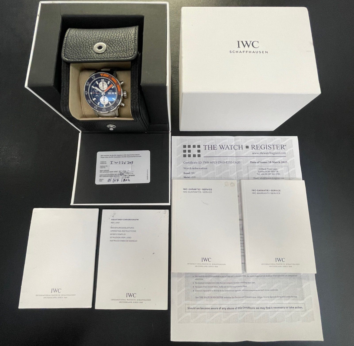 IMG_1068.jpeg IWC - Aquatimer Chronograph - FULLSET 2011-Ref. IW376703 - Image 1