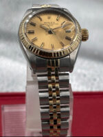Rolex Lady Datejust Automatique Bicolore Diamants 69173 Boîte et Papiers - Image 10