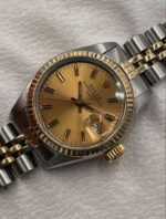 Rolex Lady Datejust Automatique Bicolore Diamants 69173 Boîte et Papiers - Image 12