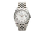 Rolex Datejust 36 Réf. 116200 Bracelet Jubilee Blanc à chiffres romains