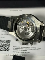 Montre d'aviateur chronographe IWC, cadran noir 43 mm - Image 6