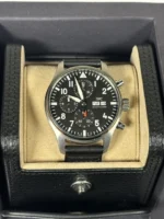 Montre d'aviateur chronographe IWC, cadran noir 43 mm - Image 2