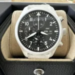 Montre chronographe IWC Pilot Top Gun Lake Tahoe IW389105 en céramique blanche 45 mm [NEUF] - Image 9