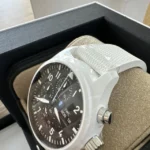 Montre chronographe IWC Pilot Top Gun Lake Tahoe IW389105 en céramique blanche 45 mm [NEUF] - Image 8