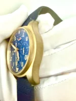 Montre d'Aviateur IWC Chrono Bronze Bleu IW288109 - Image 4