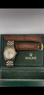 Rolex Oyster Perpetual Datejust 36 1601 pour homme - Bicolore - Image 8