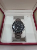 Chronographe automatique Omega Speedmaster HB-SIA GMT d'occasion. Bon état. - Image 8