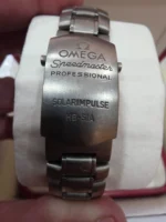 Chronographe automatique Omega Speedmaster HB-SIA GMT d'occasion. Bon état. - Image 6