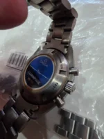 Chronographe automatique Omega Speedmaster HB-SIA GMT d'occasion. Bon état. - Image 4