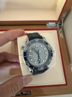 Omega Seamaster Diver 300 42 mm Céramique Gris Bleu 210.32.42.20.06.001 Caoutchouc - Image 4