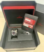 Montre à quartz Omega Speedmaster Spacemaster Z-33 en titane - Coffret complet et papiers - Image 3