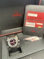 Montre à quartz Omega Speedmaster Spacemaster Z-33 en titane - Coffret complet et papiers