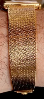 Montre Patek Philippe pour femme, 23 mm, or massif 18 carats, 50 g, remontage manuel, réf. 3352/1 - Image 9