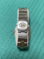 Montre-bracelet automatique Cartier Santos Godron rare de 1980 d'occasion - Image 8